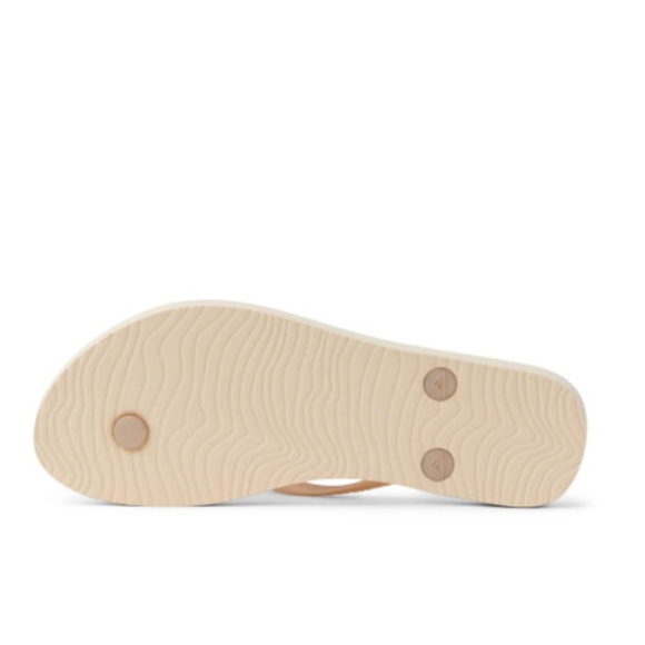 NWT REEF SEASIDE Prints CHEETaH 🐆 Tan Flip Flops 10 - Picture 6 of 7